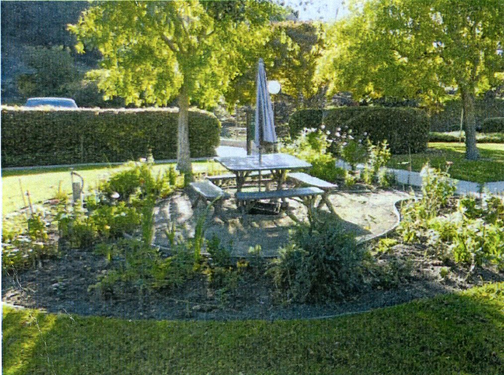 The Mosaic Garden before the mosaic art installation